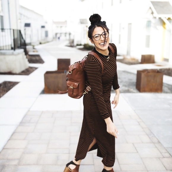 Stripped Maxi Dress - Picture 2 of 2